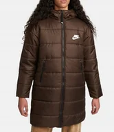Kurtki damskie - Kurtka zimowa damska puchowa z kapturem Nike Therma-Fit DX1798-237 r. S - miniaturka - grafika 1