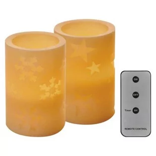 EMOS SET 2x LED Dekoracja bożonarodzeniowa 2xLED/2x2AA + pilot - Oświetlenie świąteczne - miniaturka - grafika 1