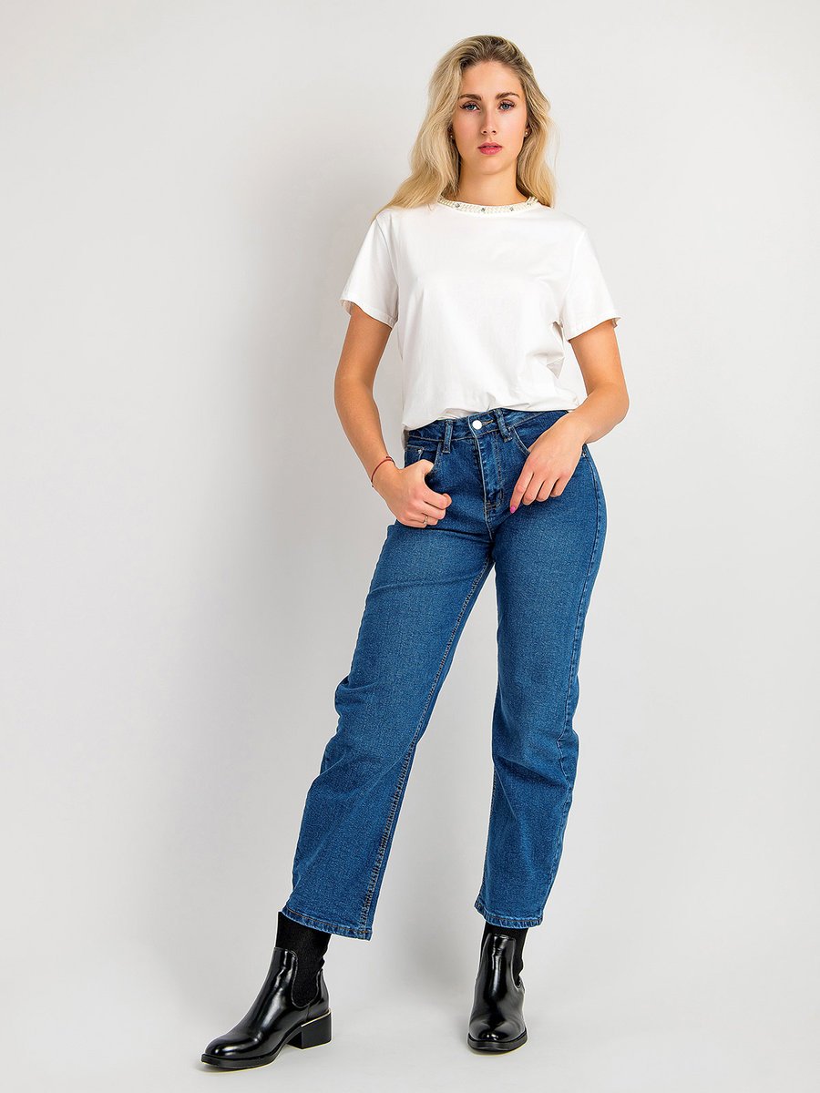 Bawełniana bluzka biały M