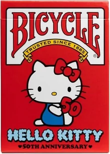 Karty Hello Kitty 50th Anniversary Bicycle Quint - gra - Gry karciane - miniaturka - grafika 1