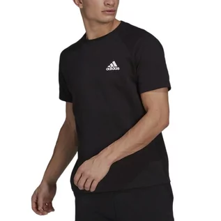 Koszulki sportowe męskie - Koszulka adidas Designed For Gameday HE2238 - czarna - Adidas - grafika 1