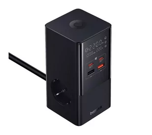 Baseus PowerCombo 100W Czarny - Ładowarki do telefonów - miniaturka - grafika 1