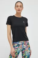 Koszulki sportowe damskie - adidas Performance t-shirt do biegania X-City kolor czarny - miniaturka - grafika 1