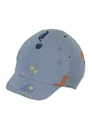Czapki damskie - Sterntaler Unisex dziecięca czapka z daszkiem Dinos czapka dziecięca, jasnoniebieska, normalna, jasnoniebieski, 51 - miniaturka - grafika 1