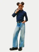 Bluzki damskie - Tommy Hilfiger Bluzka KG0KG08802 D Granatowy Regular Fit - miniaturka - grafika 1