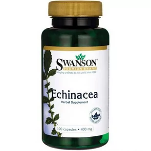 Swanson, Usa Echinacea 400 mg - suplement diety 100 kaps. - Przeziębienie i grypa - miniaturka - grafika 1