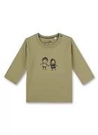 Bluzki dla niemowląt - Sanetta 10926 chłopiec Koszula dla chłopców, Mineral zielony, 74 - miniaturka - grafika 1