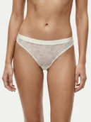 Majtki damskie - Tommy Hilfiger Figi klasyczne UW0UW06268 Écru - miniaturka - grafika 1