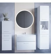 Meble łazienkowe - Łazienka LIPSY LED biały laminat - miniaturka - grafika 1
