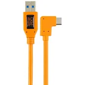 Akcesoria fotograficzne - Kabel USB - USB-C kątowy TETHER TOOLS Pro Right 50cm Pomarańczowy - miniaturka - grafika 1