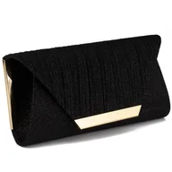 Torebki damskie - Torebka KOPERTÓWKA wizytowa ŁAŃCUSZEK wieczorowa elegancka damska - miniaturka - grafika 1