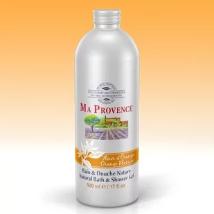 Ma Provence Ma Provence, naturalny żel do kąpieli i pod prysznic, pomarańcza, 500ml - Kosmetyki do kąpieli - miniaturka - grafika 1