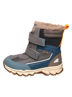 Botki damskie - bisgaard Skórzane botki zimowe "Torben" w kolorze niebiesko-szarym - miniaturka - grafika 1