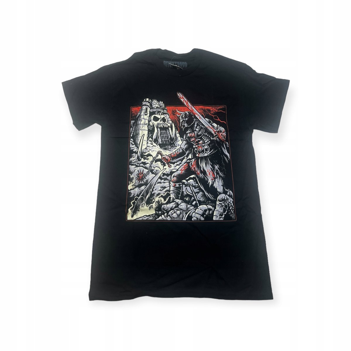 Koszulka T-shirt męski okrągły dekolt SPENCER'S nadruk L