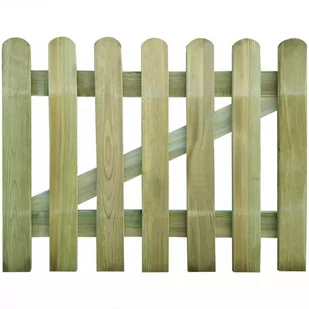 Furtka ogrodowa, 100 x 80 cm, drewno FSC - Ogrodzenia - miniaturka - grafika 1