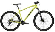 Rowery - Rower górski męski Kross Level 1.0 29 L(19") rower limonkowy/czarny - miniaturka - grafika 1