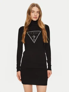 Guess Golf Piper W4BR03 Z2NQ2 Czarny Regular Fit - Swetry damskie - miniaturka - grafika 1
