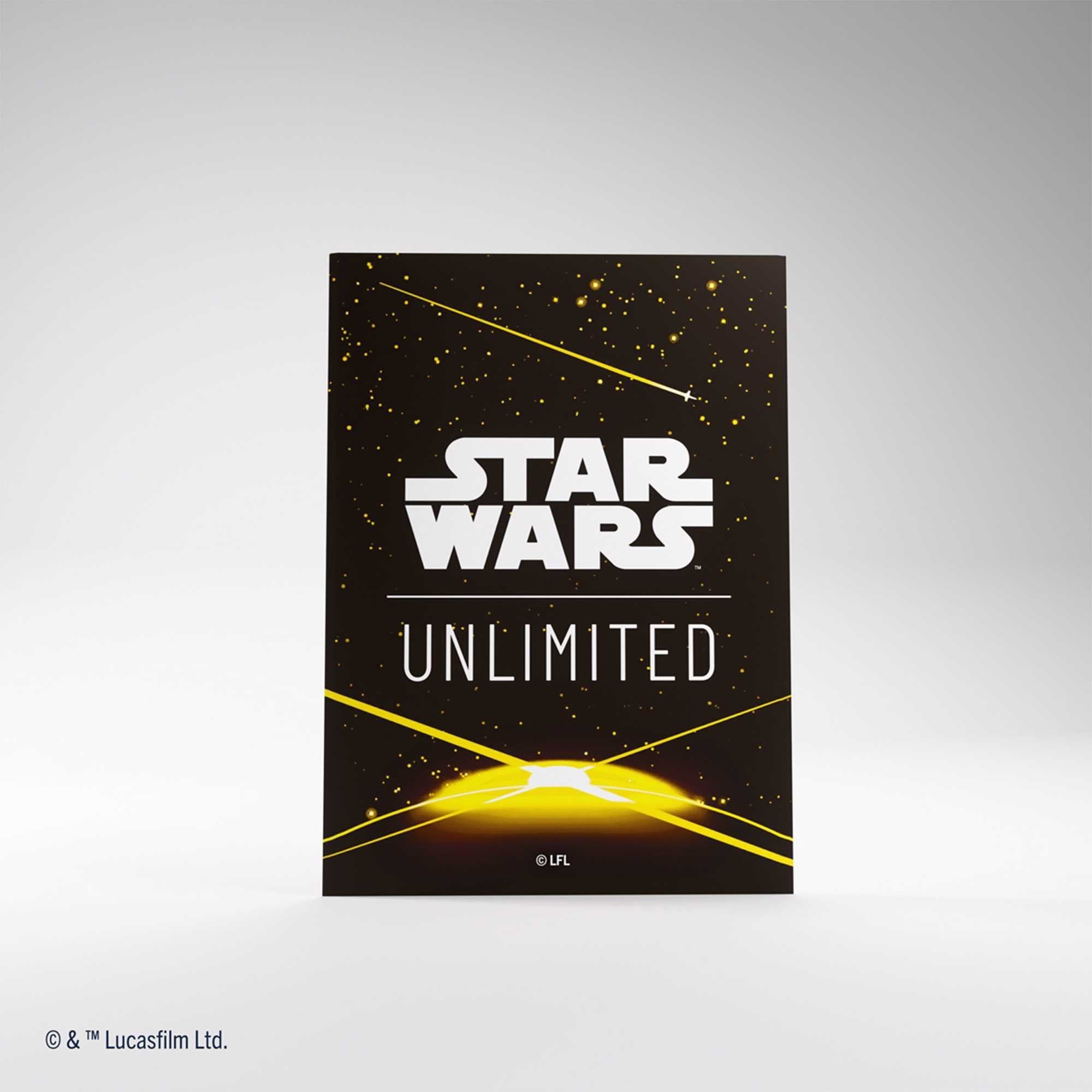 Gamegenic: Star Wars Unlimited Card Game - Premium Art Sleeves - Card Back Yellow