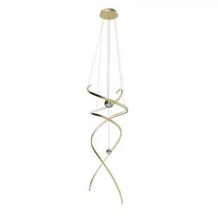 Maxlight P0483D Lampa Wisząca Ritz Złoto Szczotkowane - Lampy sufitowe - miniaturka - grafika 1