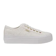 Trampki damskie - Buty Trampki Lee Cooper LCW-25-31-3438LA koronkowe białe - miniaturka - grafika 1