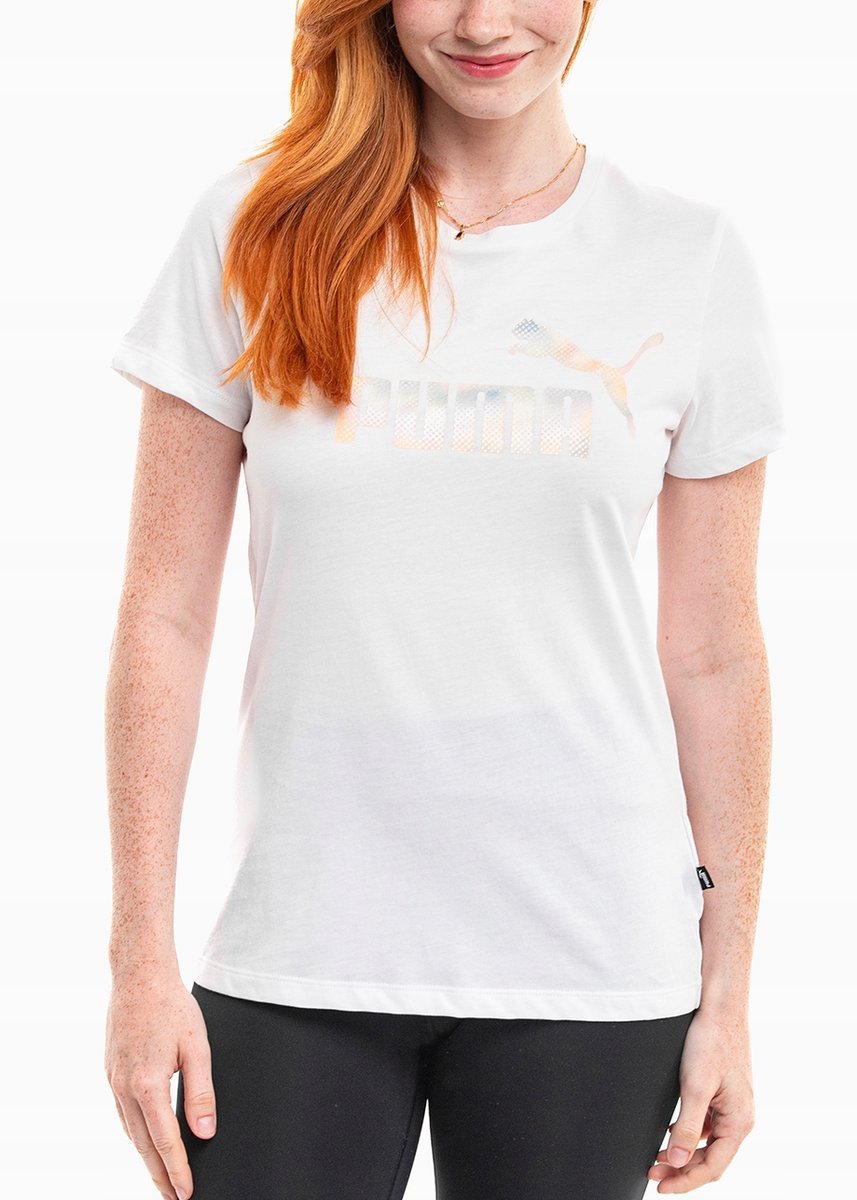 PUMA koszulka damska t-shirt sportowa bawełniana ESS+ Summer Daze roz. M