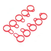 Akcesoria do słuchawek - Gumki uszka sportowe do słuchawek SONY Linkbuds WF-L900 czerwone - miniaturka - grafika 1