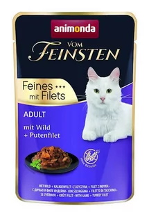 Animonda Cat Vom Feinsten Adult Dziczyzna + filet z indyka saszetka 85g AAK 83064 - Mokra karma dla kotów - miniaturka - grafika 1