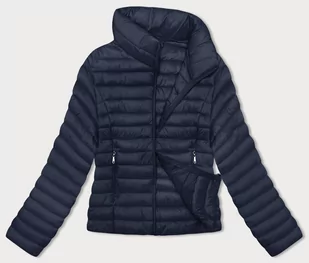 PIKOWANA KURTKA DAMSKA ZE STÓJKĄ GRANATOWA (16M9111-215) - J STYLE - Kurtki damskie - miniaturka - grafika 1