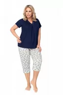 Piżamy damskie - Donna Aria 3/4 plus size Piżama damska - miniaturka - grafika 1