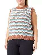 Swetry damskie - SIDONA Damski sweter z dzianiny 15525005-SI01, miętowy, wielokolorowy, XS/S, Mięta dymna, wielokolorowa, XS-S - miniaturka - grafika 1