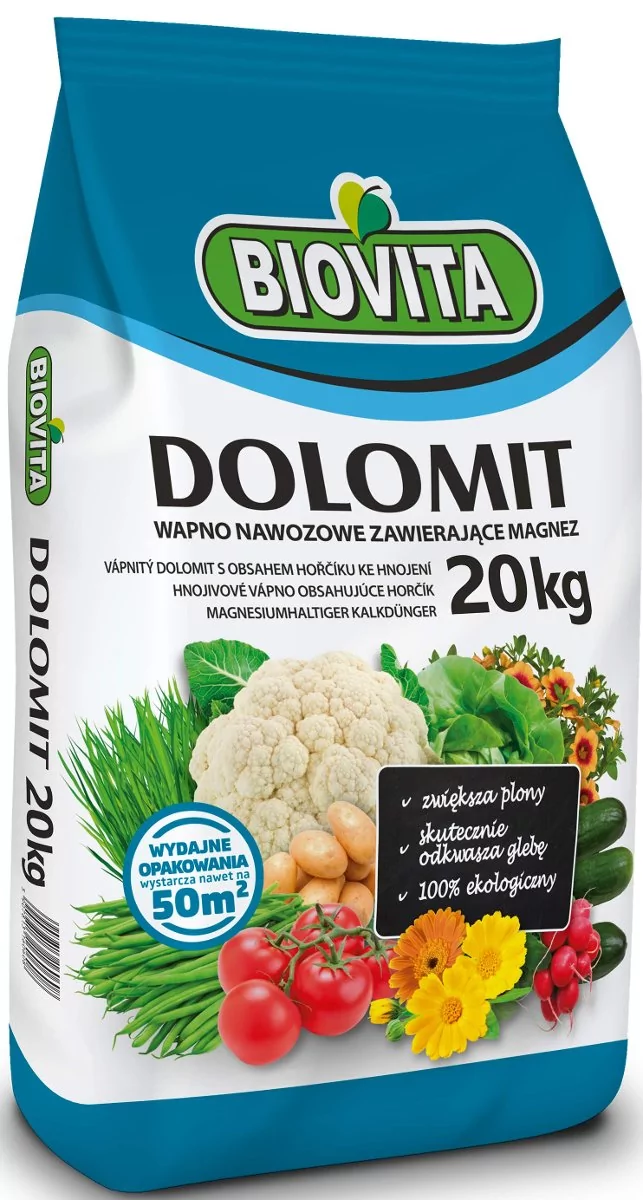 Nawóz wapniowo-magnezowy Dolomit 20kg