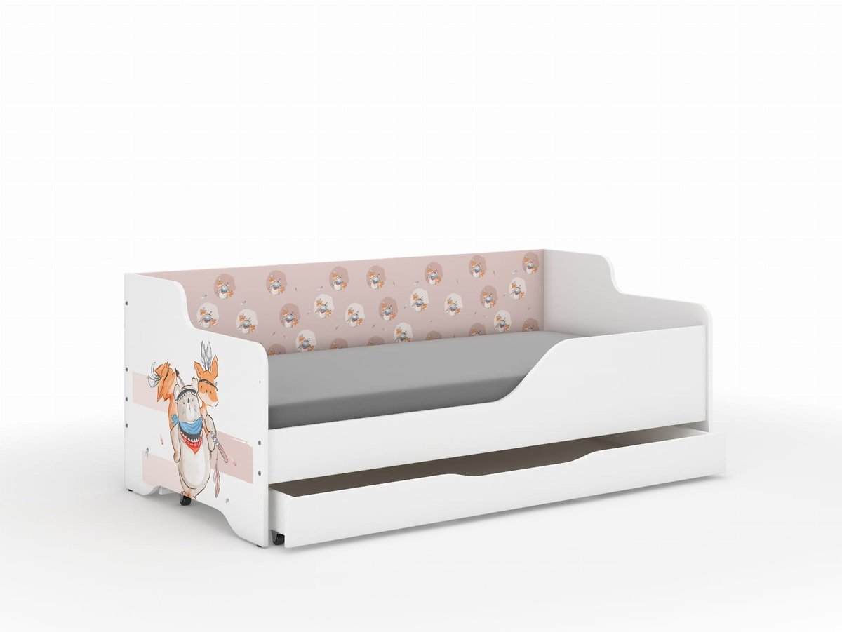 Łóżko dziecięce LILU 160x80 MISIU-komplet