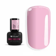 Żele do paznokci - Silcare Żel w pędzelku Brush One Bottle Gel Sassy Flirt 15g - miniaturka - grafika 1