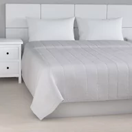 Narzuty - Dekoria Narzuta pikowana w pasy szary melanż szer.260 × dł.210 cm Amsterdam 500-704-45 - miniaturka - grafika 1