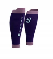 Pozostała odzież dla rowerzystów - Opaski Kompresyjne Compressport R2 3.0 Calf Sleeves Purple/Grape T4 - miniaturka - grafika 1