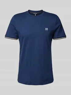 T-shirt z naszywką z logo - Koszulki męskie - miniaturka - grafika 1