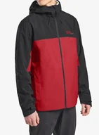 Kurtki narciarskie - Kurtka przeciwdeszczowa Jack Wolfskin Weiltal 2L Jacket - adrenaline red - miniaturka - grafika 1