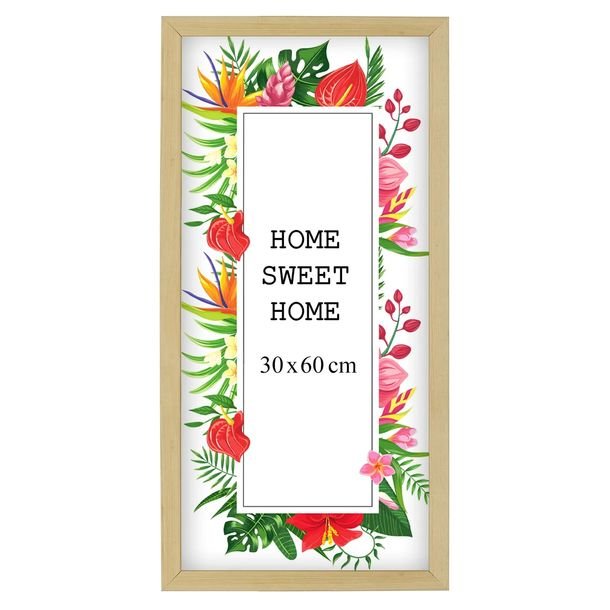 Drewniana ramka na zdjęcia 30x60 cm w kolorze eko - 100% Polski Produkt