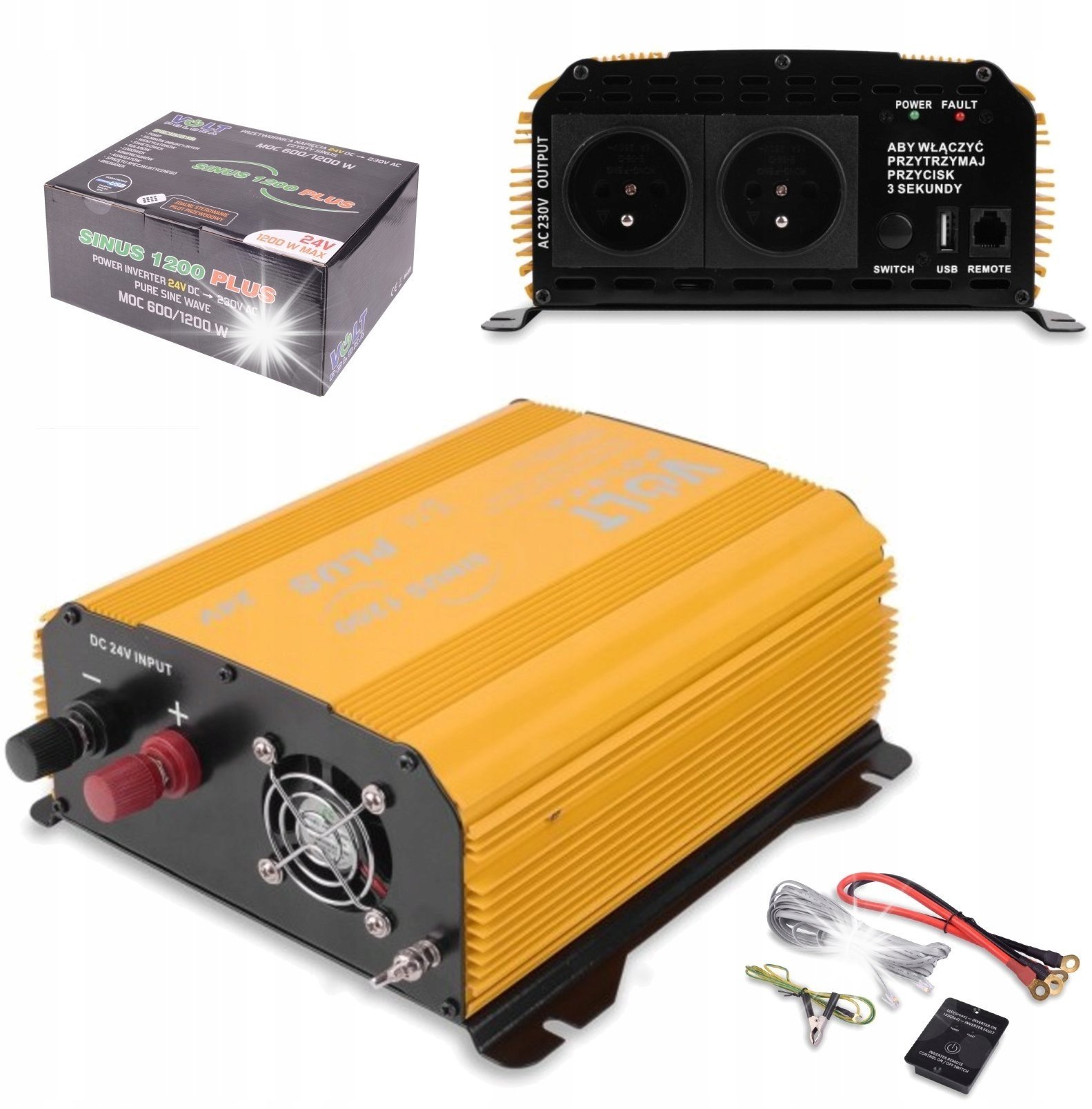 Volt PRZETWORNICA VOLT POLSKA SINUS PLUS 1200 600/1200W