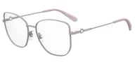 Okulary korekcyjne, oprawki, szkła - Okulary korekcyjne Love Moschino MOL601 789 - miniaturka - grafika 1