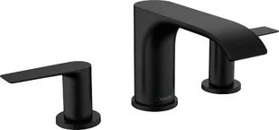 Hansgrohe 75033670 Vivenis 3-otworowa bateria umywalkowa 90 z kompletem odp$166ywowym czarny matowy - Baterie umywalkowe - miniaturka - grafika 1