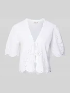 Bluzki damskie - Tunika o kroju regular fit z czystej bawełny model ‘MIFFY’ - miniaturka - grafika 1