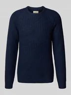 Swetry męskie - Sweter z dzianiny z okrągłym dekoltem model ‘DEXTER’ - miniaturka - grafika 1