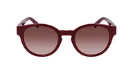 Okulary przeciwsłoneczne - LACOSTE Damskie okulary przeciwsłoneczne L6000S, ciemnoczerwone, jeden rozmiar, Ciemnoczerwony, Rozmiar uniwersalny - miniaturka - grafika 1