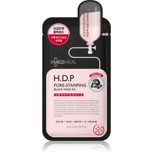Mediheal H.D.P Pore-Stamping Black Mask EX 25 ml Czarna maska oczysczająca pory Mediheal - Maseczki do twarzy - miniaturka - grafika 1