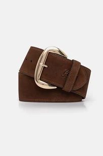 Guess pasek damski kolor brązowy W4BZ18 L0VJ0 - Paski - miniaturka - grafika 1