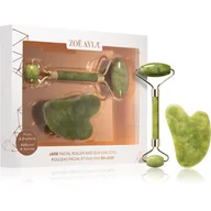 Rollery do masażu - Zoë Ayla Jade Facial Roller And Gua Sha Tool zestaw upominkowy do twarzy 1 szt. - miniaturka - grafika 1