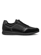 Trampki męskie - Geox Sneakersy "Avery" w kolorze czarnym - miniaturka - grafika 1