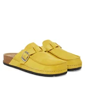 Klapki i japonki damskie - Klapki Scholl Bora Maccasin MF31715 Żółty - miniaturka - grafika 1