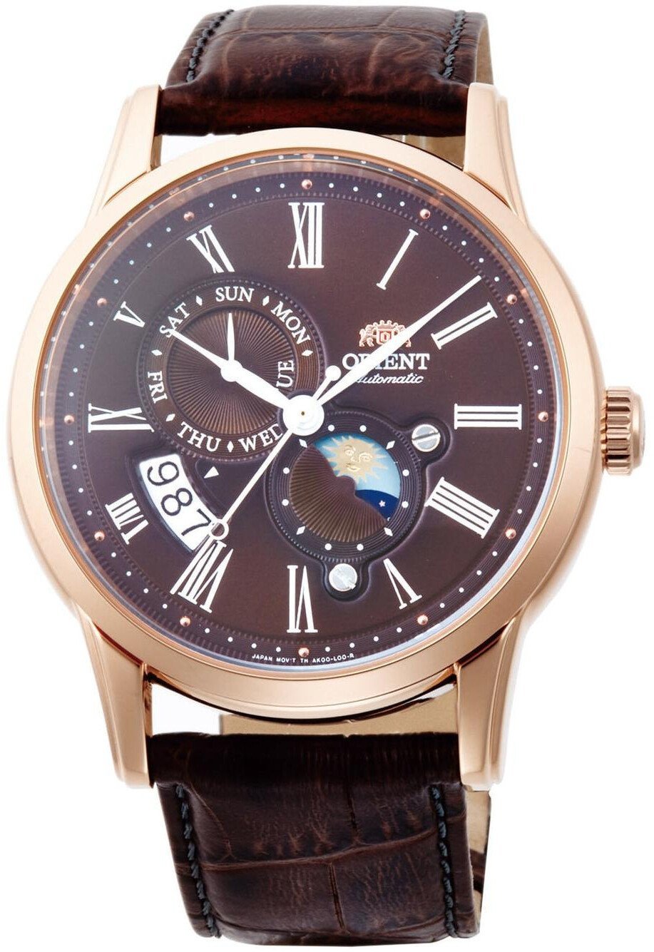 Zegarek Orient Zegarek męski Orient RA-AK0009T30B brązowy
